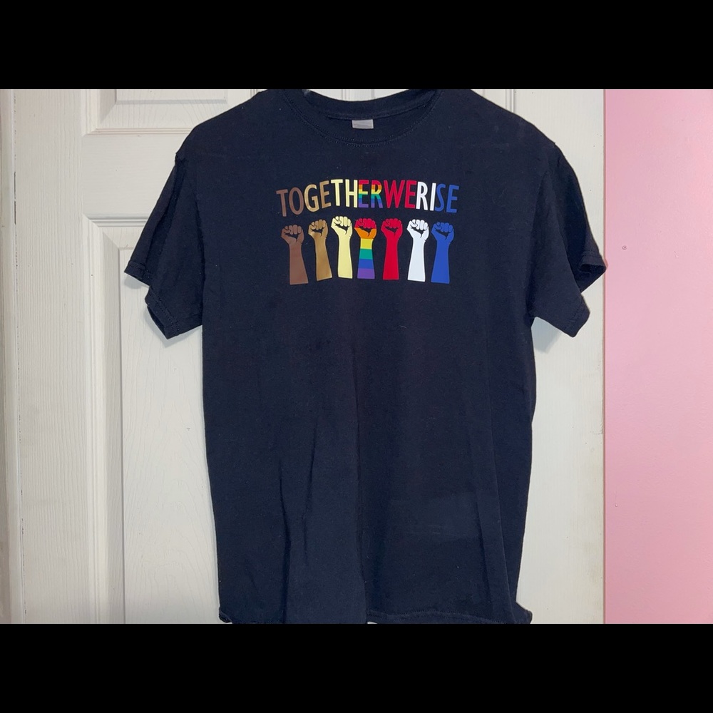 Together we rise tshirt. Size medium.